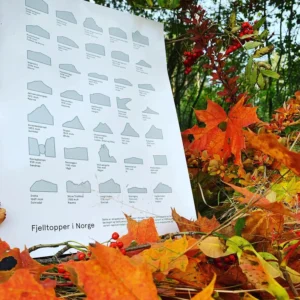 Fjelltopper skrapekart