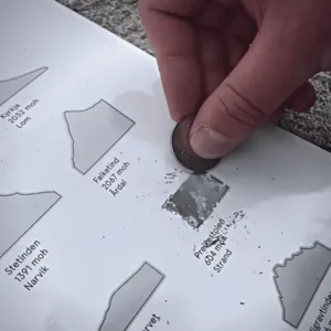 Norske kjente fjelltopper kart